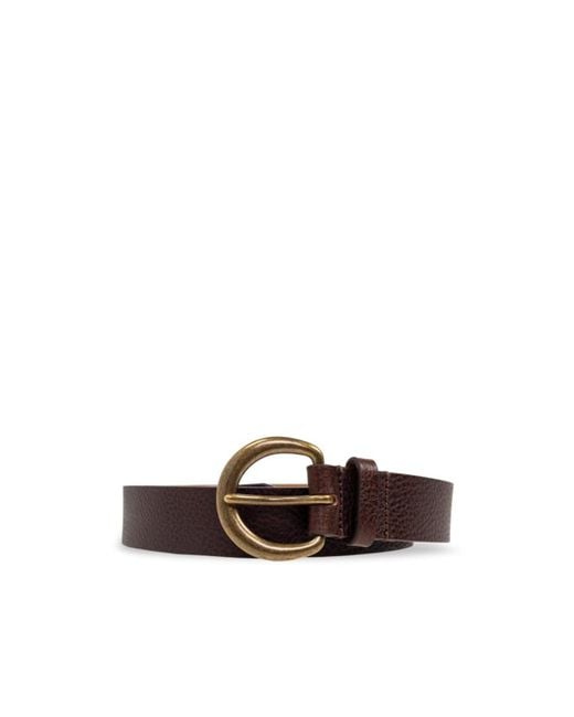 DSquared² White Logo Embossed Belt
