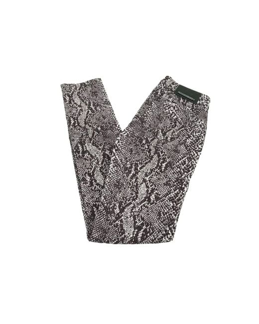 Sportmax Gray Logo Details Casual Pants