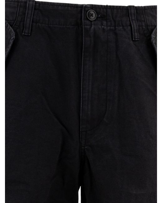 Stussy Black Work Casual Pants for men
