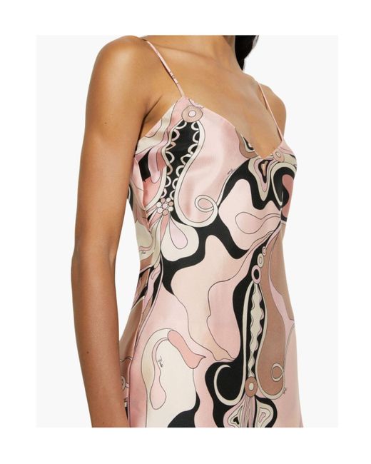 Emilio Pucci Pink Patterned Camisole Top