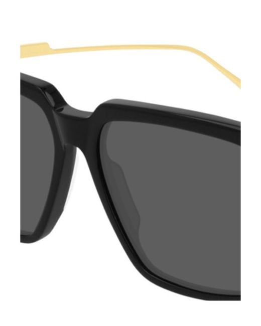 Bottega Veneta Metallic Bv1006S Square-Frame Sunglasses for men