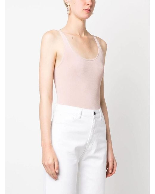 Wolford Pink Scoop-Neck Sleeveless Body