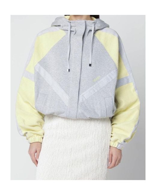 The Attico Blue Contrasting Color Jacket