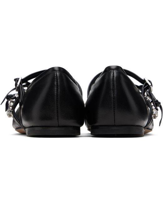 Jimmy Choo Black Loli Ballerina Flats