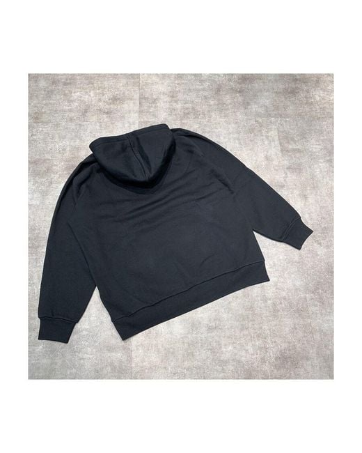 Burberry Blue Logo Hooded Sweater for men