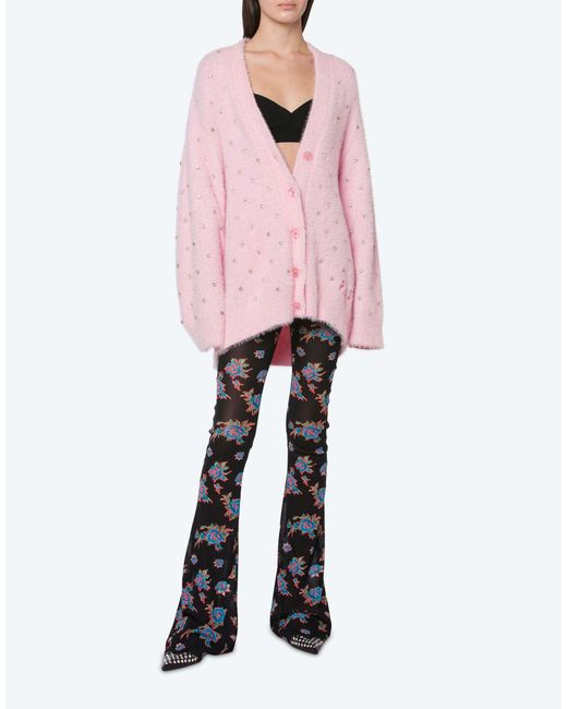 Philosophy Di Lorenzo Serafini Pink Long-Sleeved Sweater