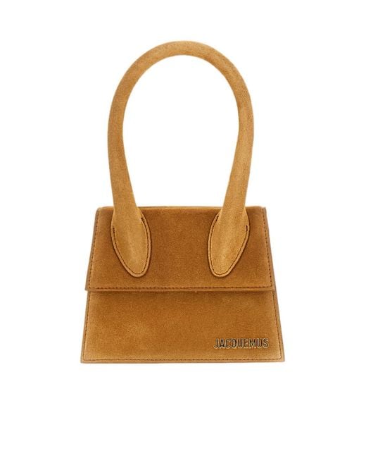 Jacquemus Brown Structured Mini Shoulder Bag