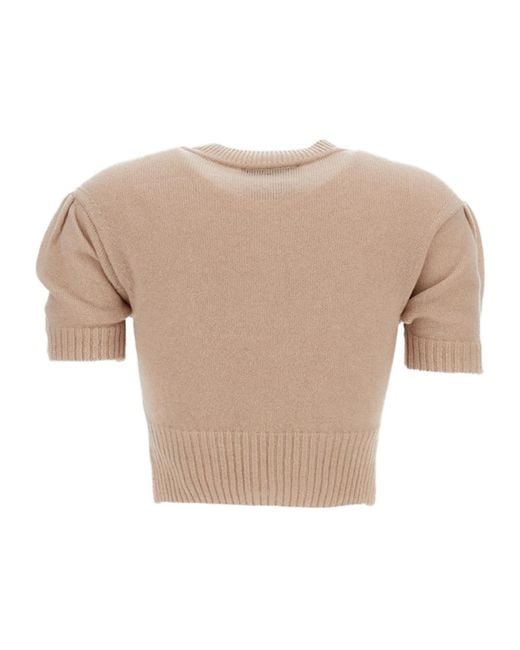 Simone Rocha Natural Short Cardigan