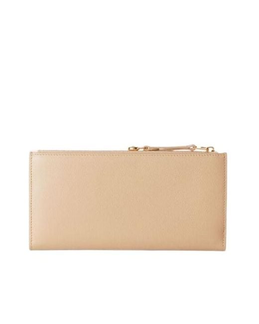 Loro Piana Natural Double-Fold Wallet
