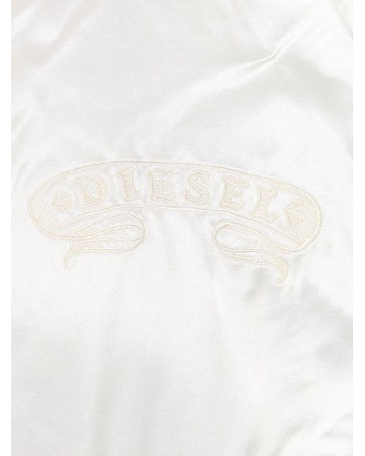 DIESEL Black Zip-Up Reversible Jacket for men