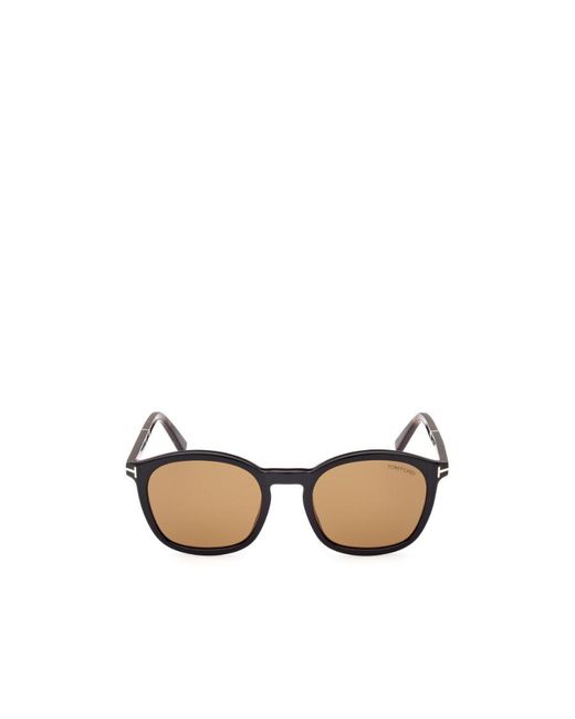 Tom Ford Multicolor Eyewear Round Frame Polarized Jason Sunglasses for men