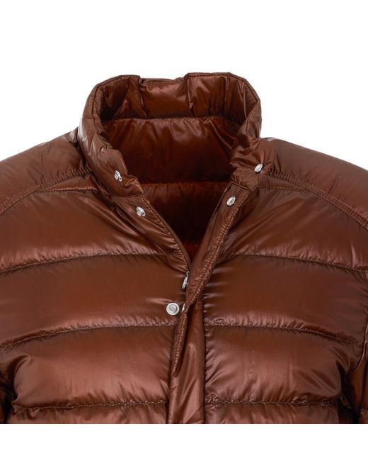 Moncler Brown Selves Short Down Jacket for men