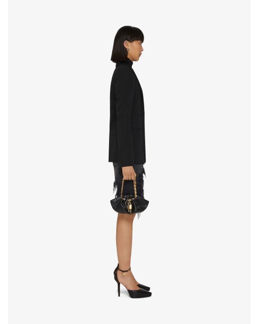 Givenchy Black V-Neck Single-Breasted Jacket