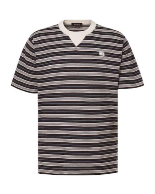 Wales Bonner Black Song Striped T-Shirt for men