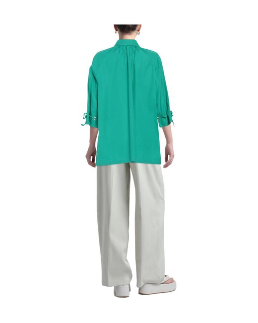 Max Mara Blue Simple Shirt