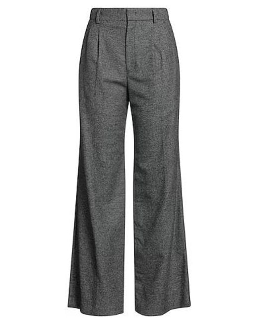 Isabel Marant Gray Loose Wool Trousers