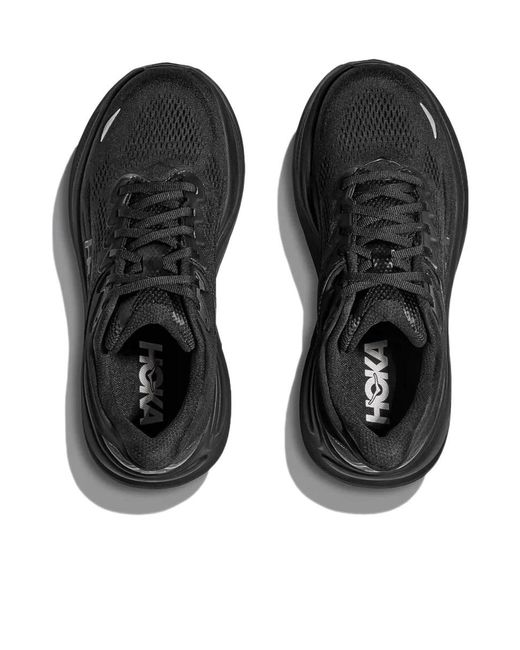 Hoka One One Black Bondi 9 Sneakers