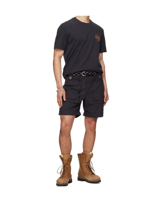 Isabel Marant Blue Short-Sleeved T-Shirt for men