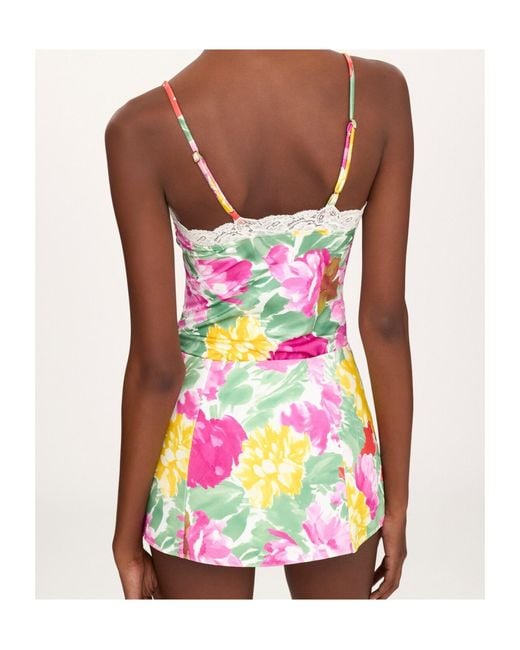 Chloé Pink Chloé Garden-Print Bodysuit