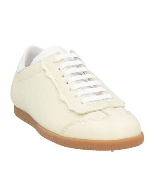 Maison Margiela White Minimalist Low-Top Casual Shoes