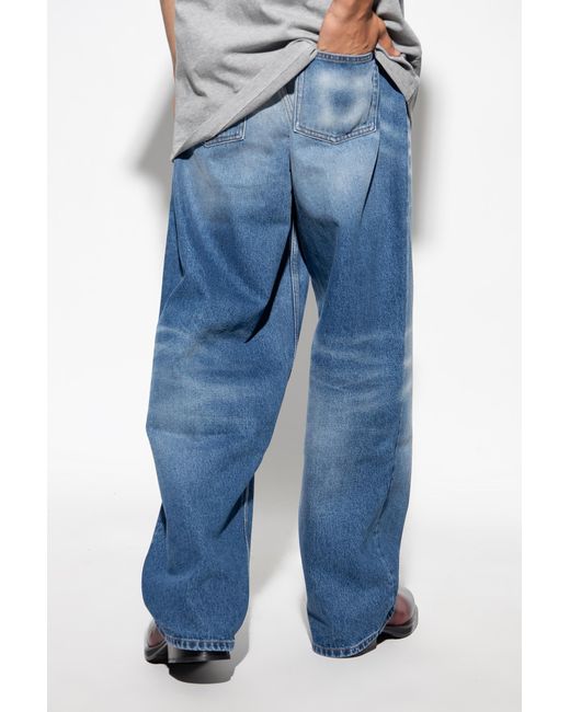 Y. Project Blue Logo Denim Trousers for men