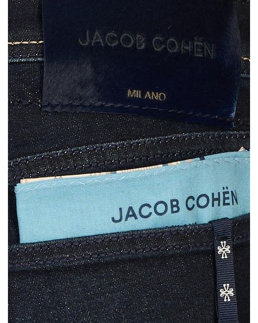 Jacob Cohen Blue Five-Pocket Jeans for men