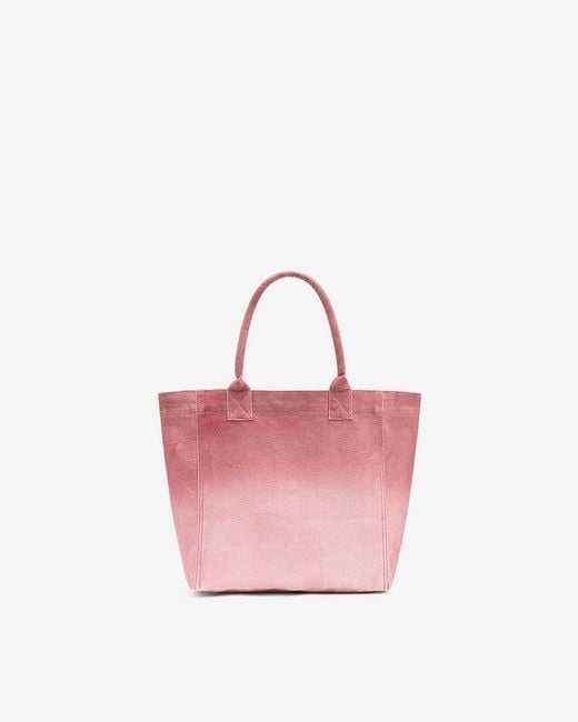 Isabel Marant Pink Yenky Logo Tote Bag