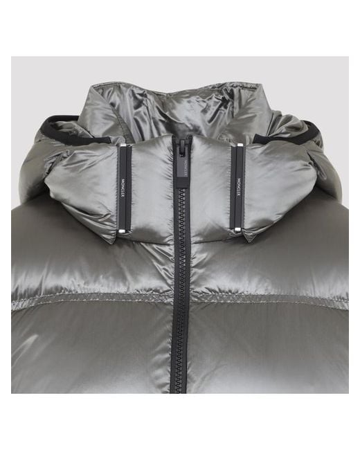 Moncler Gray Sensation Hooded Down Jacket