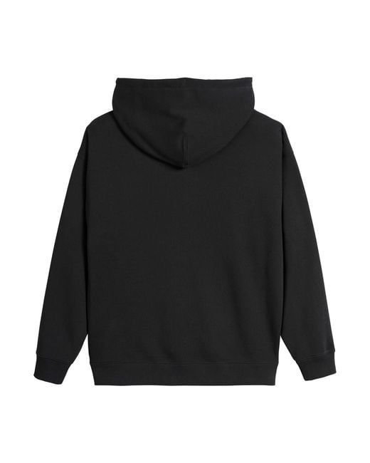 Y-3 Black French Terry Liquid Logo Hoodie for men