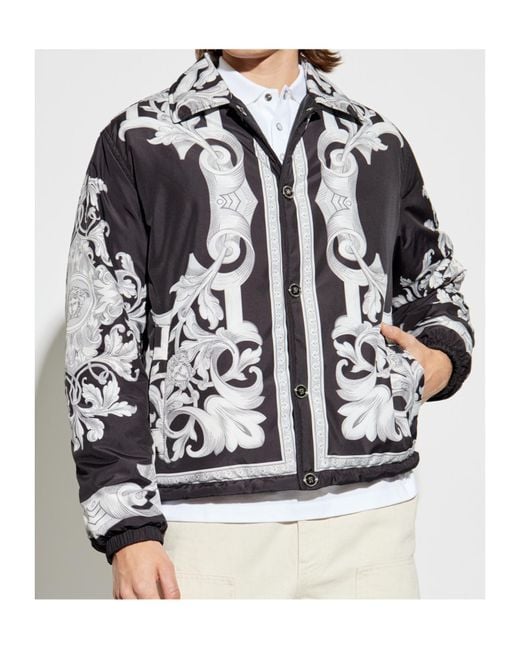 Versace Black Reversible Jacket for men