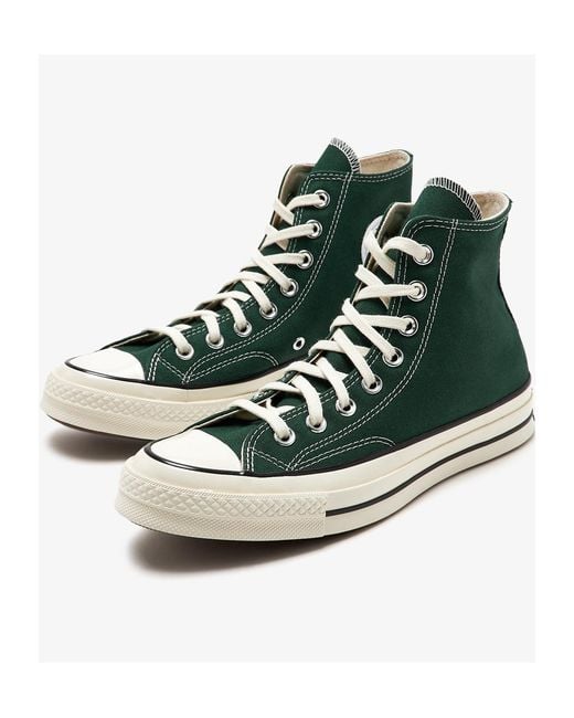 Converse Green Laced Sneakers