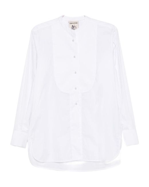 Semicouture White Logo Shirt