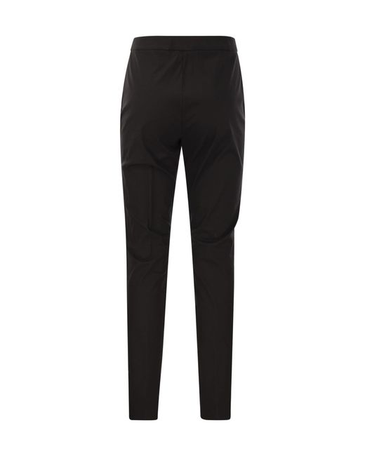 Fabiana Filippi Black Straight-Leg Tailored-Cut Trousers