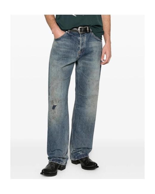 Enfants Riches Deprimes Blue Enfants Riches Déprimés Distressed Straight-Leg Jeans for men