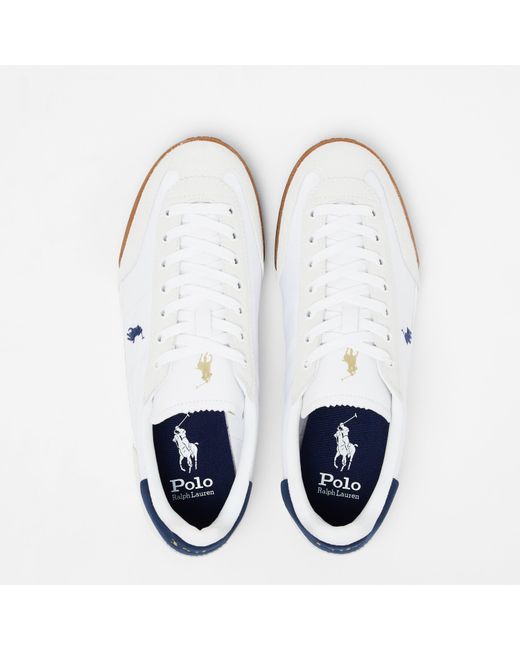 Polo Ralph Lauren White Hester Trainer