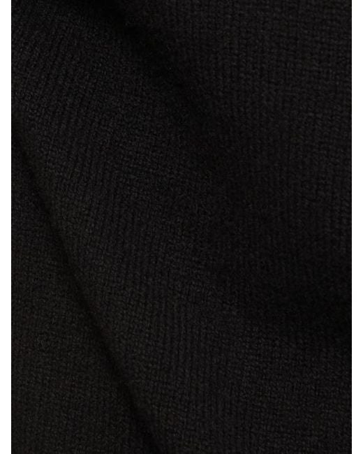 The Row Black Long-Sleeved Sweater