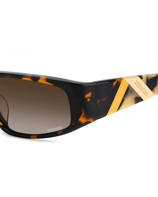 Missoni Green Logo Detail Sunglasses