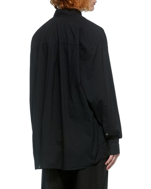 Our Legacy Black Borrowed Bd Button-Down Shirt for men