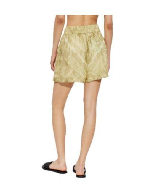 AllSaints Natural Isla Printed Drawstring Shorts