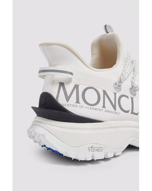 Moncler White Trailgrip Lite 2 Lace-Up Sneakers