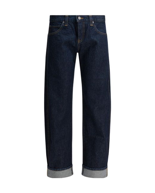 Khaite Blue Five-Pocket Jeans
