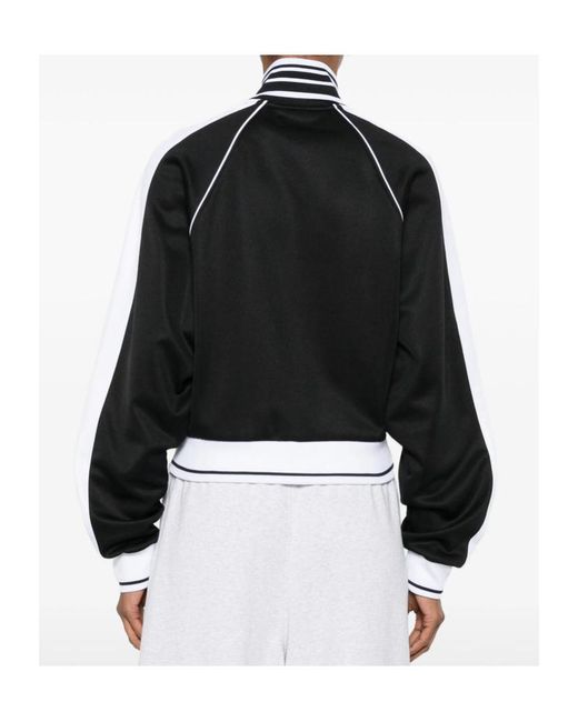 Amiri Black Stripe Trim Zip Sweatshirt