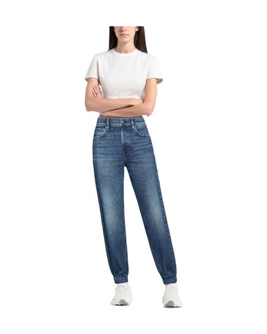 Rag & Bone Blue Plain Colour Sweatpants