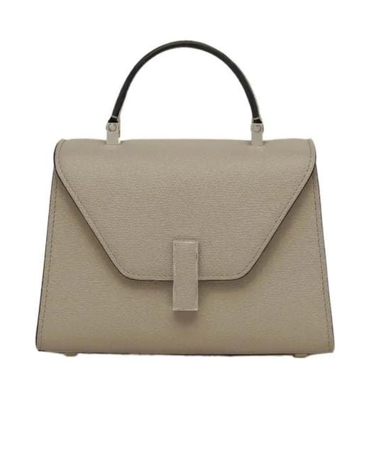 Valextra Natural Grained-Leather Crossbody Bag
