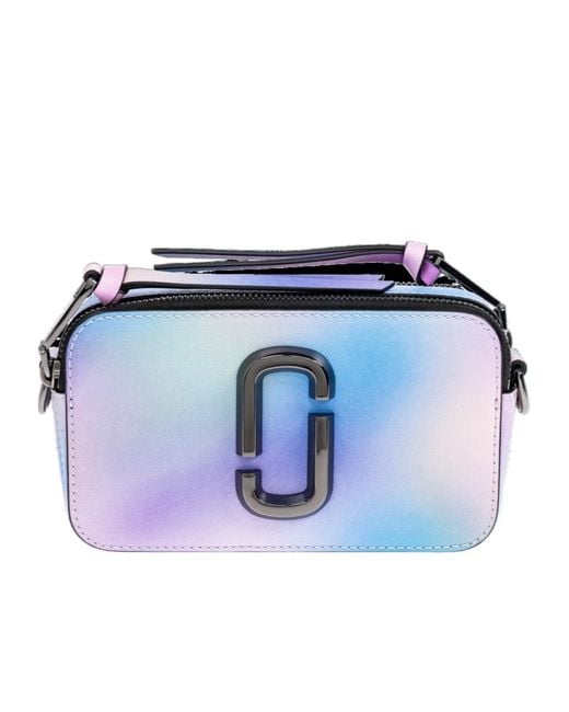Marc Jacobs Blue The Airbrush Snapshot Bag