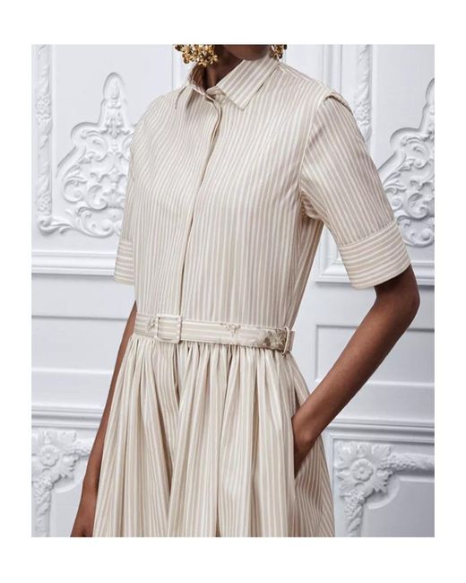 Dior White Iviera Mid-Length Shirtdress