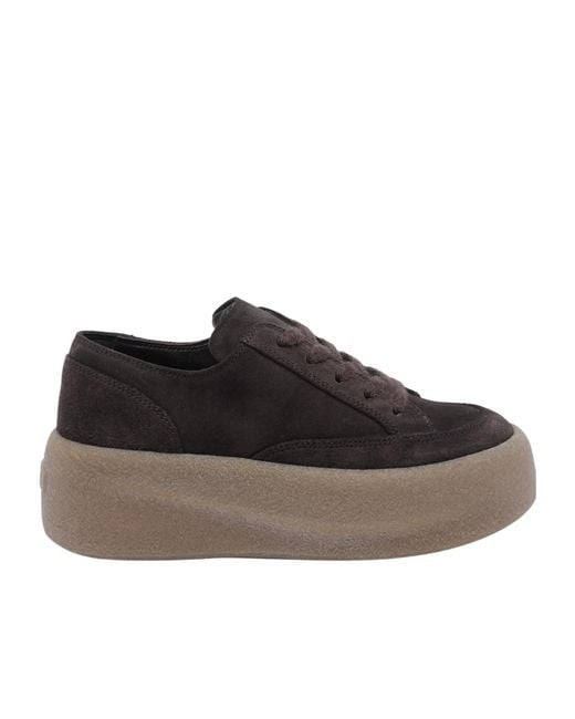 Vic Matié Black Lace-Up Sneakers