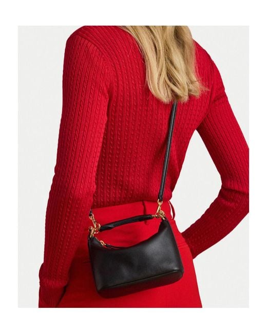 Ralph Lauren Black Mini Blaike Tote Bag
