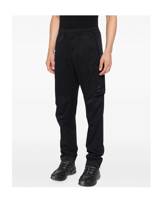 C P Company Gray Elastic Waist Sweatpants for men