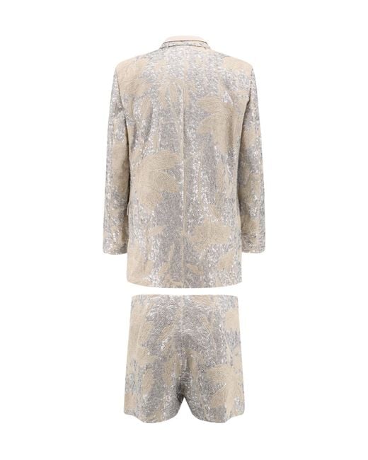 Brunello Cucinelli Natural Two-Piece Suit